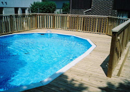 Above Ground Pool Deck