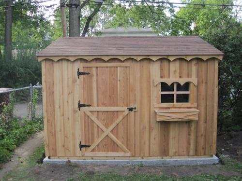 Cedar Wood Chalet Style Shed