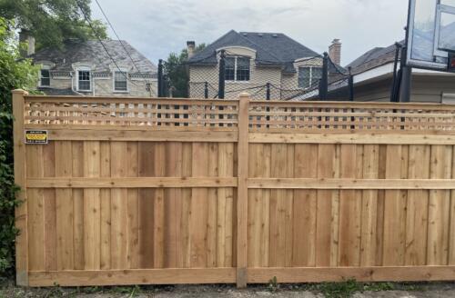 Board on Batten Traditional with Square Lattice